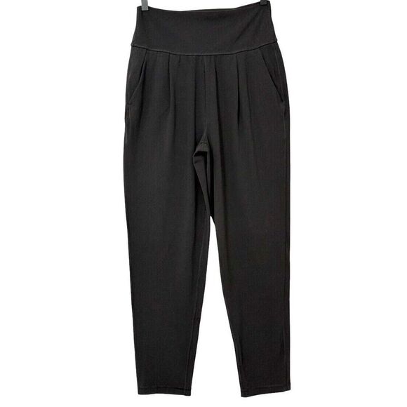 Athleta Pants - Athleta Elation Pant Black Tapered Leg Pockets Size XS Athleisure Yoga Travel